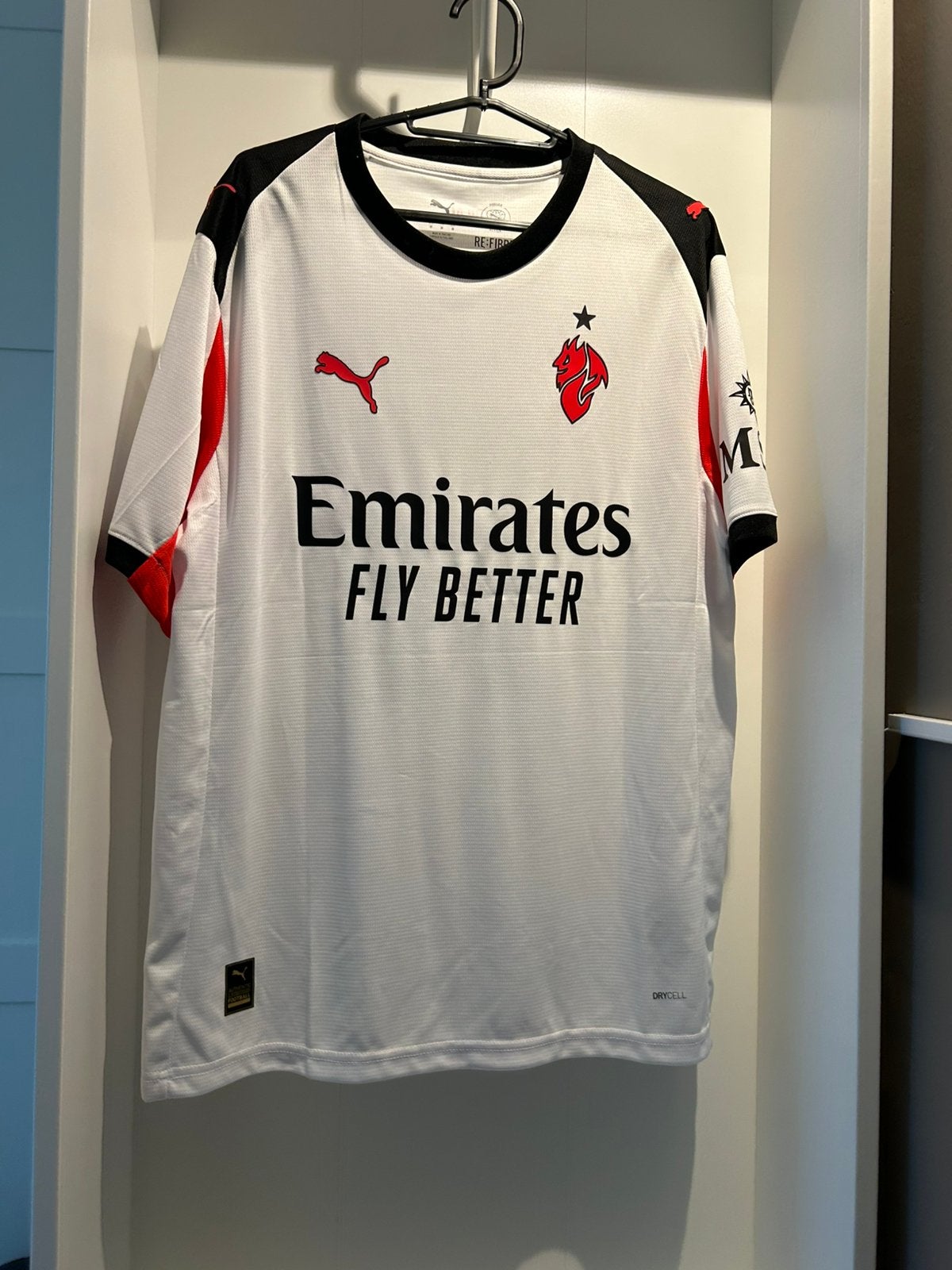 AC Milan uit shirt 25/26 Christian Pulisic, Ophalen of Verzenden, Zo goed als nieuw, Buitenlandse clubs, Shirt