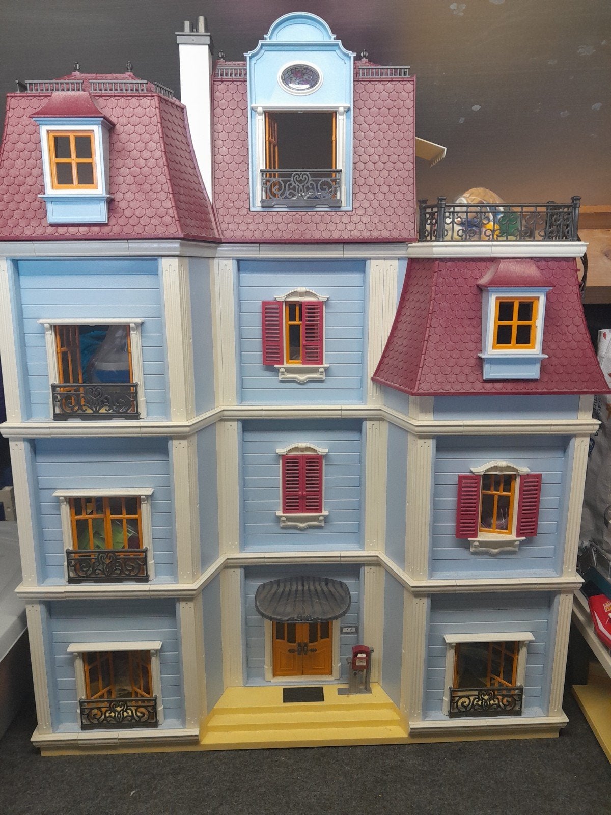 Playmobil Herenhuis 70205 met extra verdieping en inrichting, Gebruikt, Gebouw, Complete set, Ophalen of Verzenden
