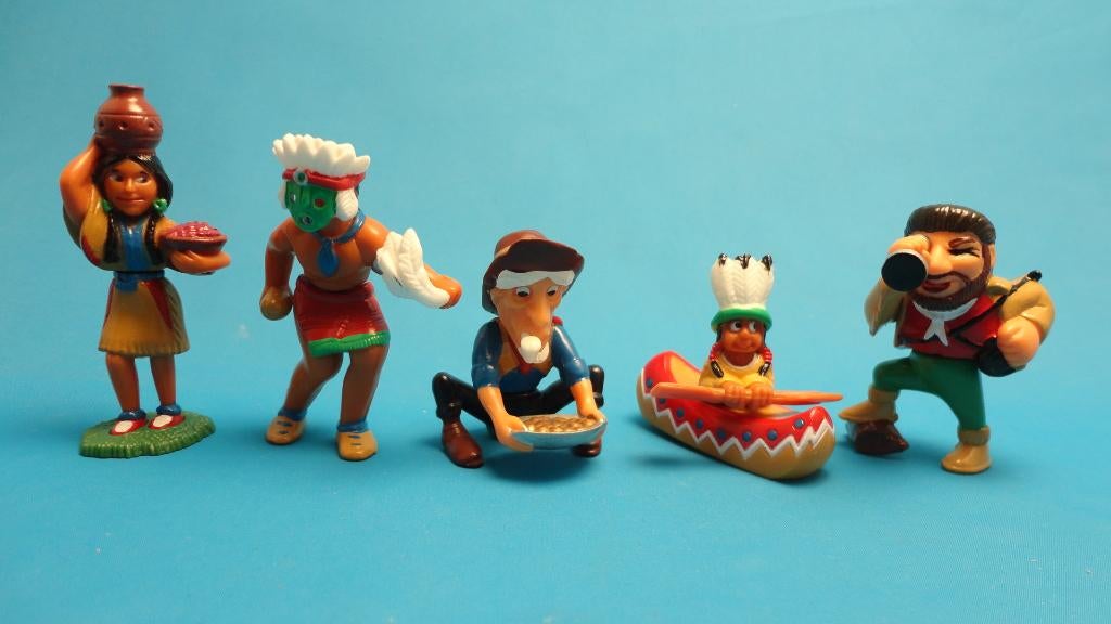 ferrero - im tal der trapper und indianer - zie tekst - 2204, Ophalen of Verzenden, Zo goed als nieuw, Hardplasticfiguren
