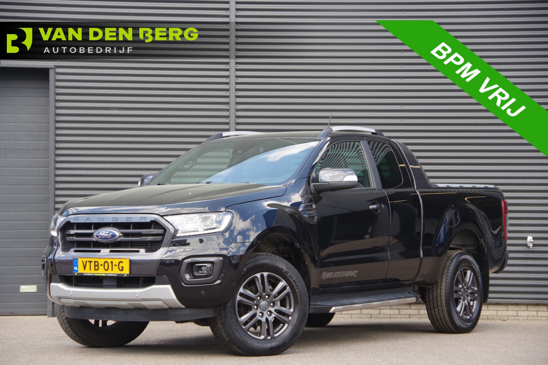 Ford Ranger 2.0 EcoBlue Wildtrak Supercab 4X4 213PK AUT. 3.5, Auto's, Ford, Automaat, 4 cilinders, Leder en Stof, Zwart