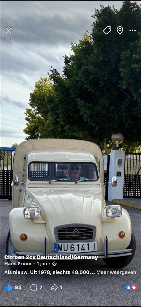 Prachtige Citroen uit 1978 zandkleur, Voorwielaandrijving, Beige, Citroën, Beige