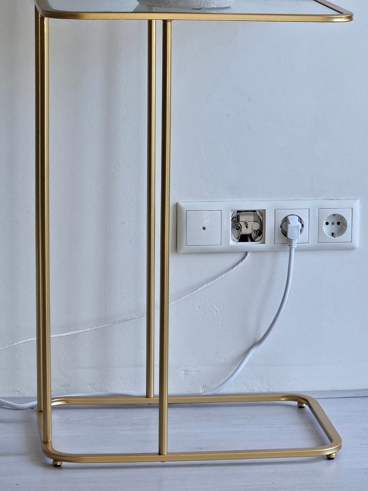 bijzettafel laptop tafel, Huis en Inrichting, Tafels | Bijzettafels, Minder dan 55 cm, Rond, Ophalen, 45 tot 60 cm