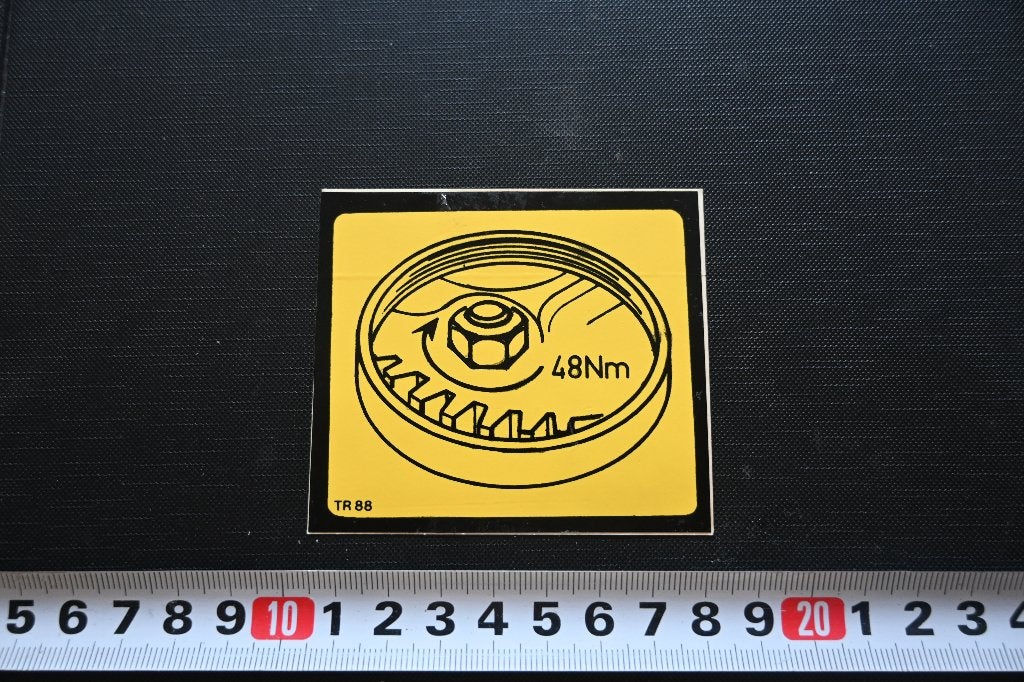 sticker TR 88 48Nm bout moer ??, Ophalen of Verzenden, Zo goed als nieuw