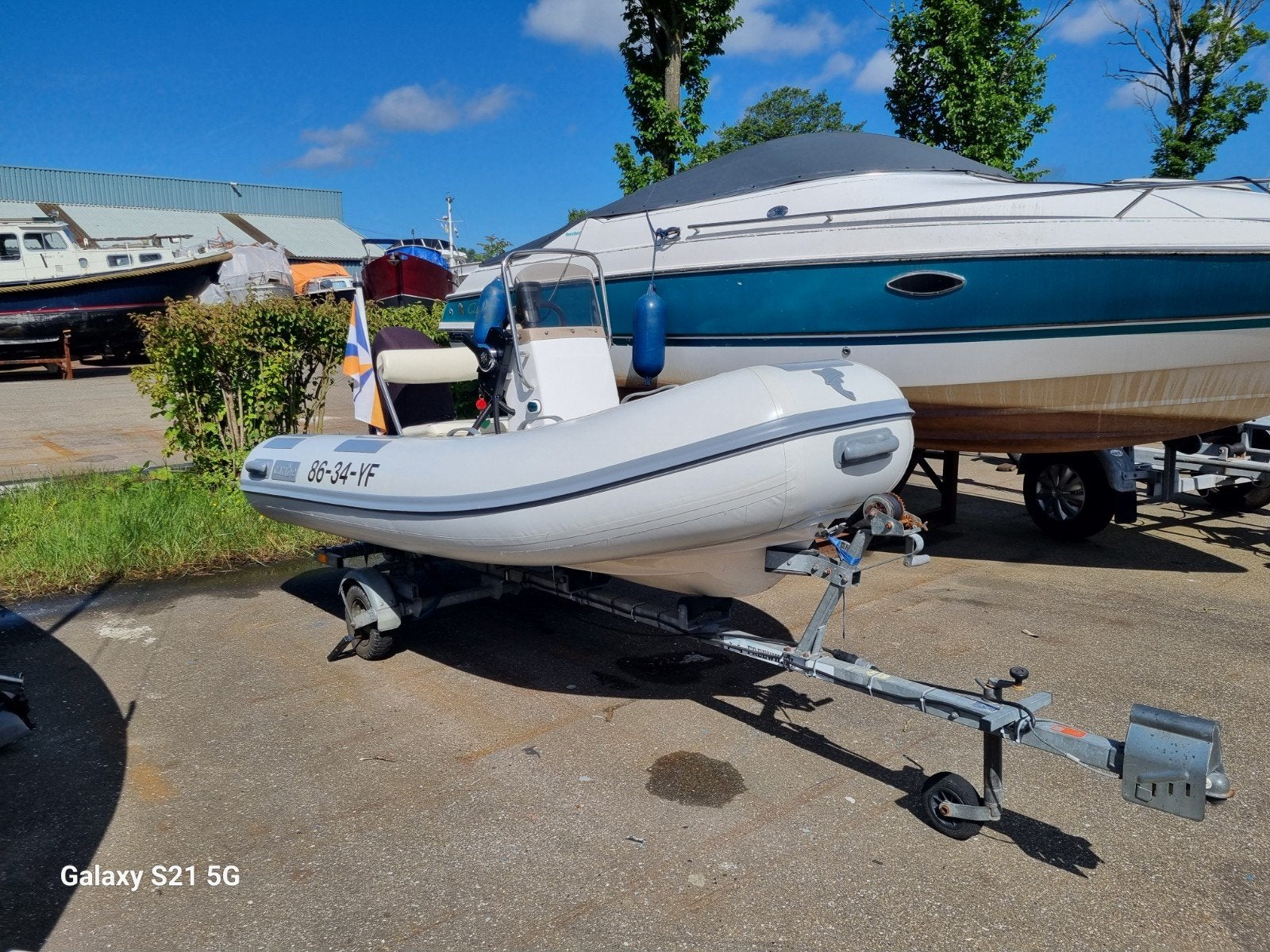 Caribe 3.50m incl. trailer., Watersport en Boten, Ophalen, Gebruikt