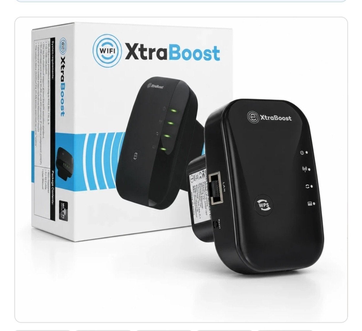 2x XtraBoost WiFi Versterker Nieuw in Verpakking, Computers en Software, Ophalen, Nieuw, XtraBoost