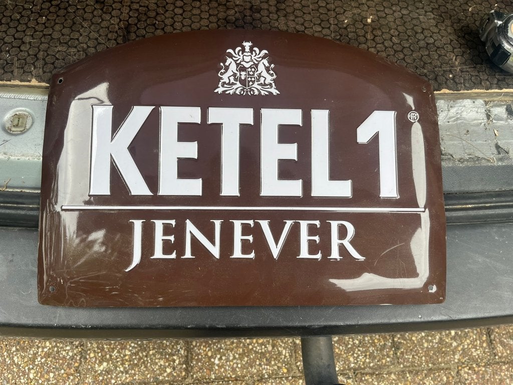 Licht gebogen Reclamebord Ketel 1, Ophalen of Verzenden, Zo goed als nieuw, Reclamebord