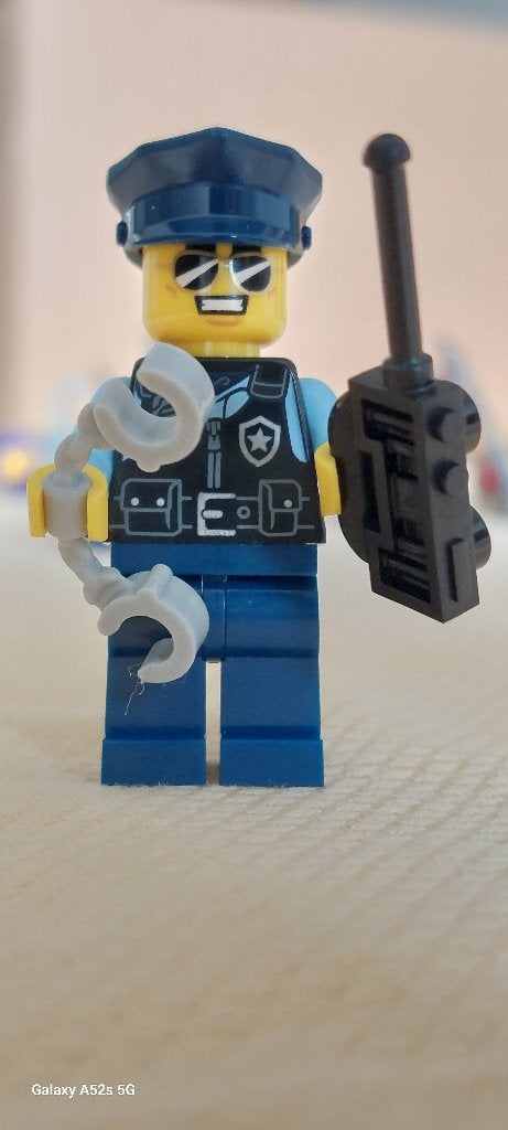 Lego agent zonder logo op de pet, City, Lego, Nieuw, Ophalen of Verzenden