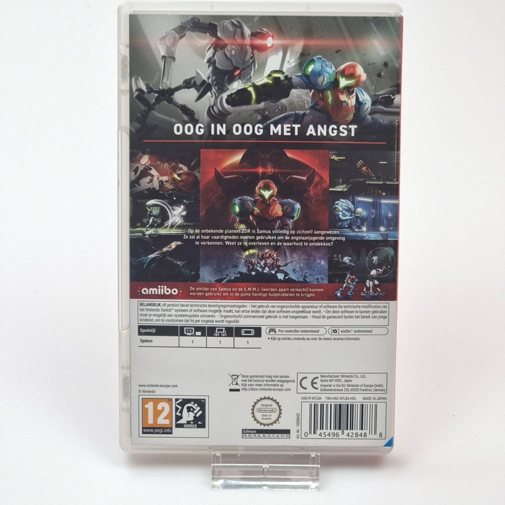 Nintendo Switch Game: Metroid Dread, Nintendo, Zo goed als nieuw, Support@nintendo.com, 11-1 Hokotate-cho, Kamitoba, Minami-ku
Kyoto 601-8501
Japan