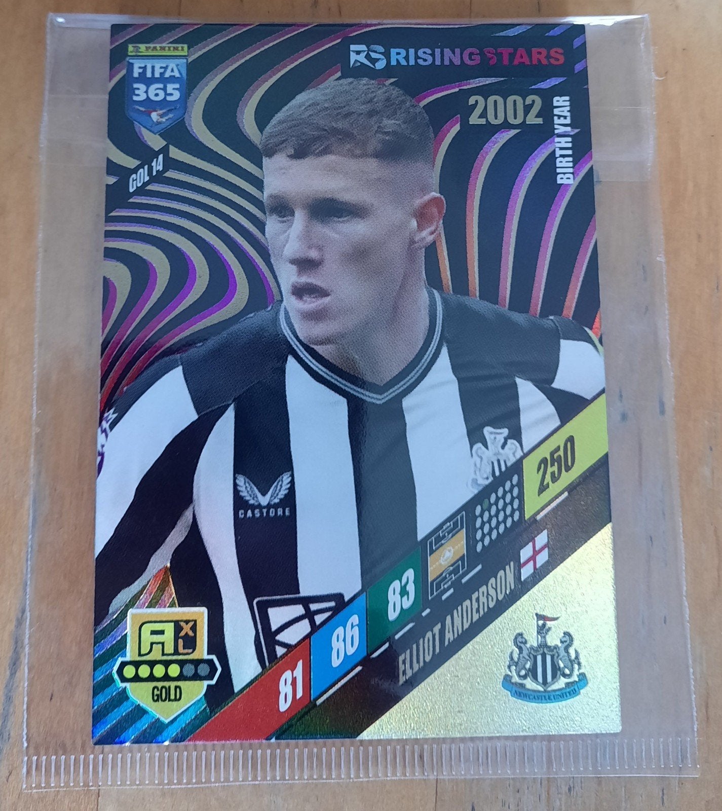 Elliot Anderson - Panini kaart, Verzamelen, Ophalen of Verzenden, Zo goed als nieuw, Buitenlandse clubs, Poster, Plaatje of Sticker