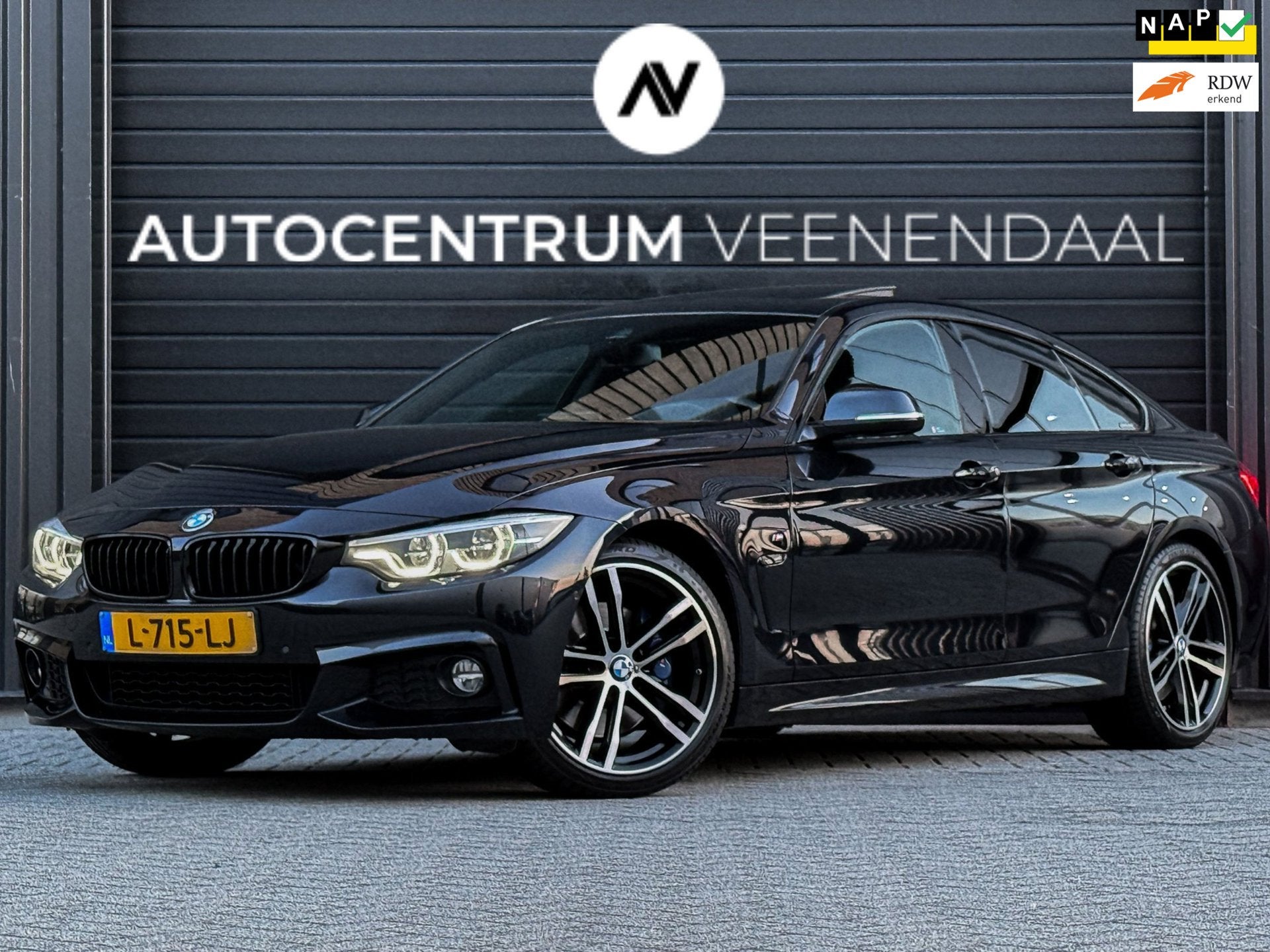 BMW 4-serie Gran Coupé 420i 3X M-SPORT NAP/SCHUIFDAK/LEDER/, Auto's, Automaat, Achterwielaandrijving, Gebruikt, 4 cilinders