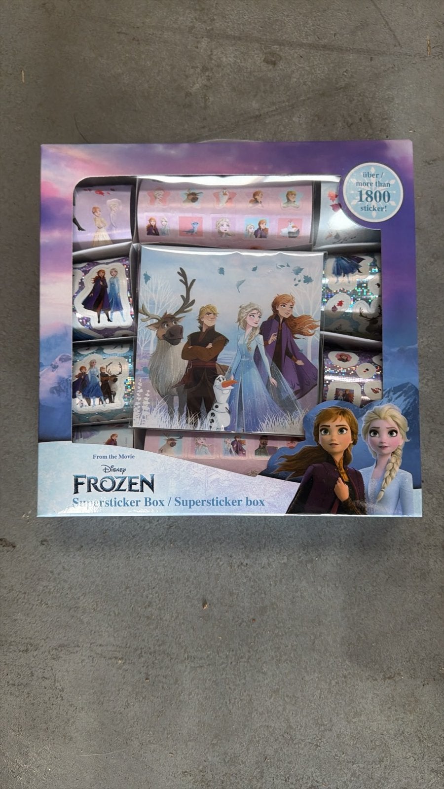 Disney Frozen Supersticker Box - Meer dan 1800 stickers!, Ophalen of Verzenden, Nieuw, Meerdere stickers