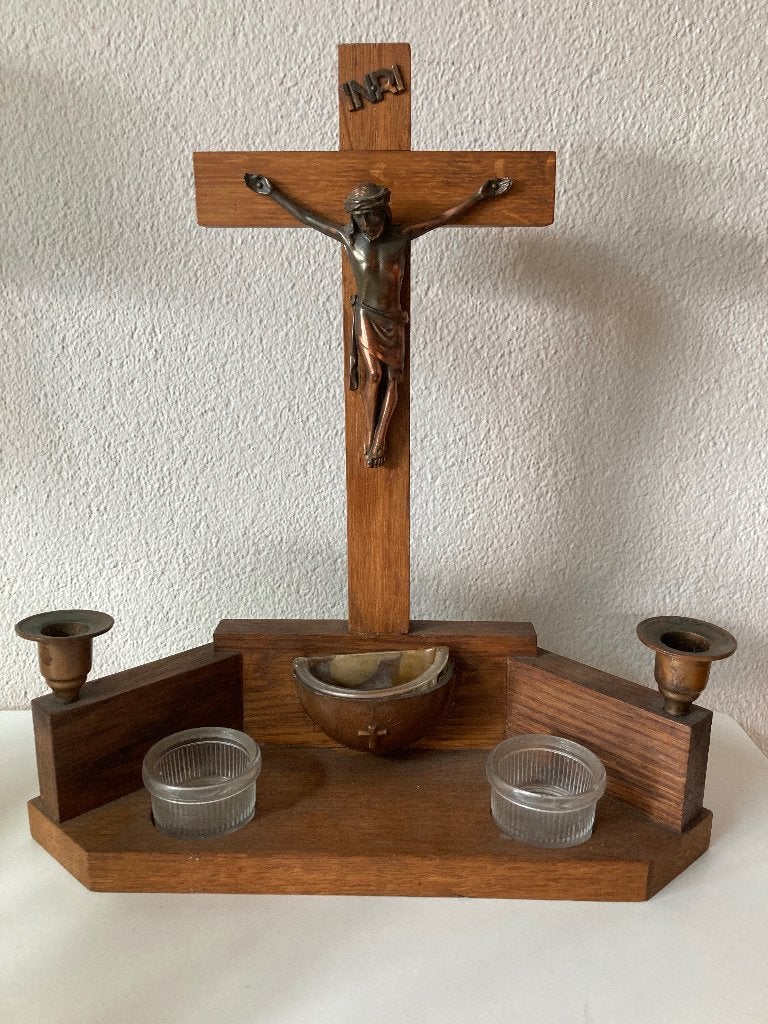 OUD EIKEN GEDENKINGS ALTAAR  EN OUD MARIA DENKBEELD, Antiek en Kunst, Ophalen of Verzenden