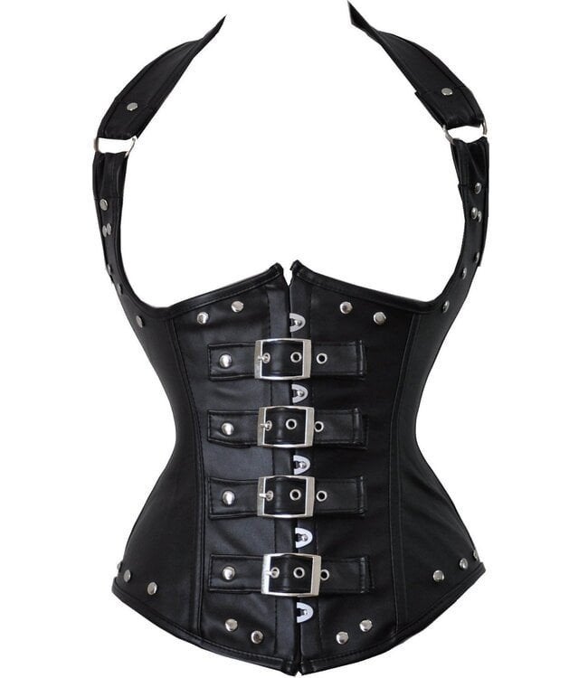 Nieuwe! onderborst corset - Leatherlook. mt M, Onbekend, Ophalen of Verzenden, Zwart, Body of Korset