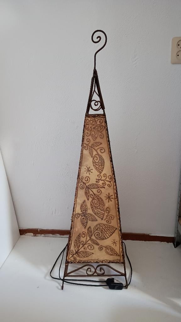 Marokkaanse HENNA VLOERLAMP, Ophalen, Zo goed als nieuw, Minder dan 100 cm