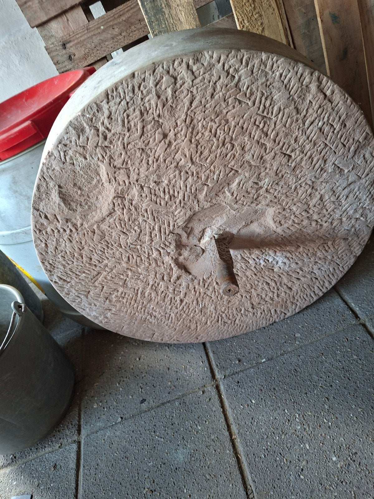 Slijpsteen., Tuin en Terras, Ophalen