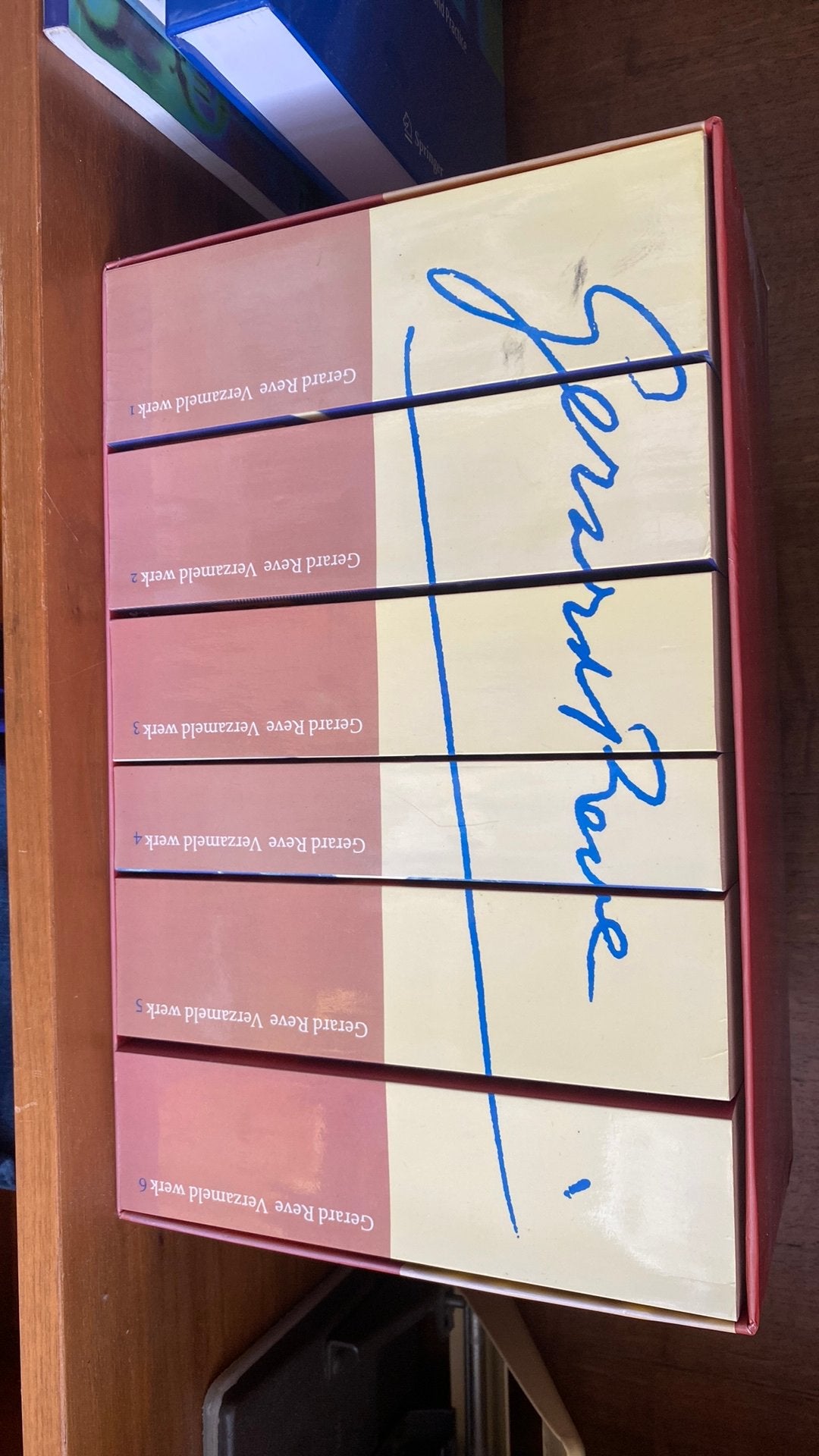 Verzameld werk Gerard Reve in bewaarcassette, Ophalen of Verzenden, Zo goed als nieuw