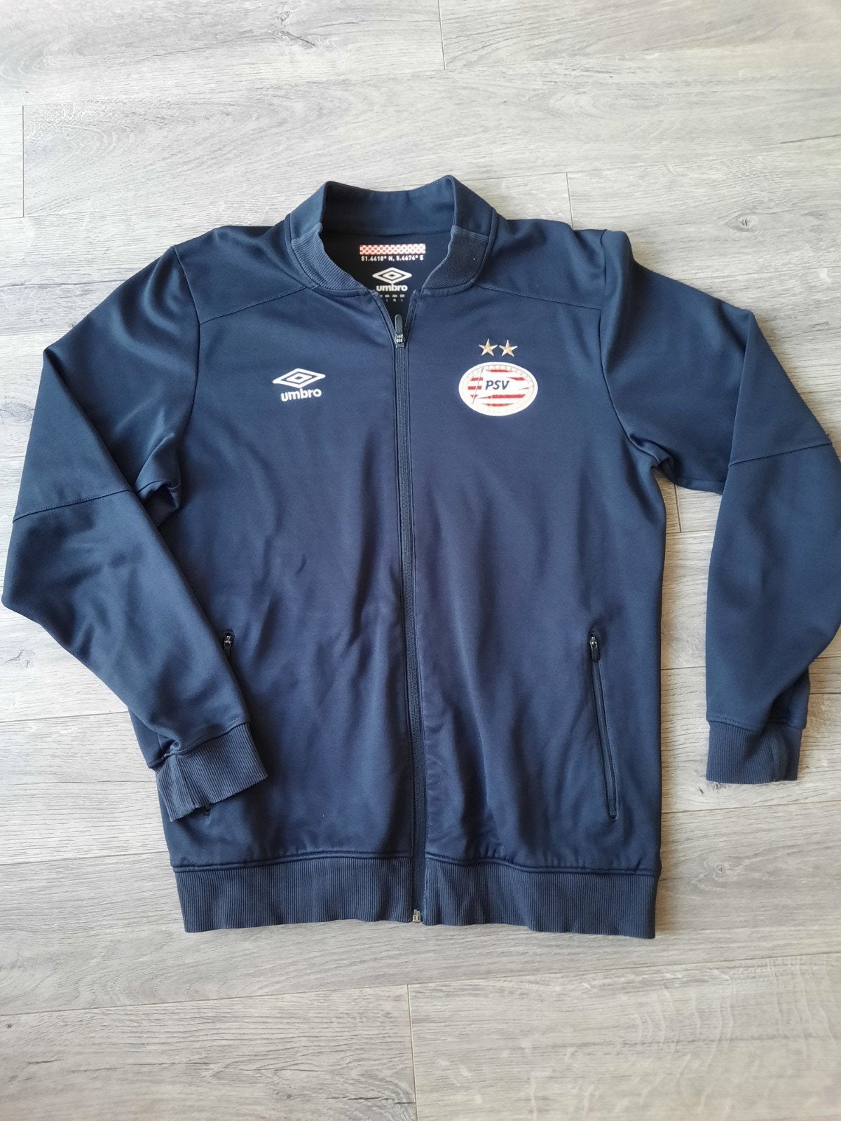 Umbro PSV vest  Maat L - Zo goed als nieuw, Maat 52/54 (L), Blauw, Ophalen of Verzenden, Zo goed als nieuw