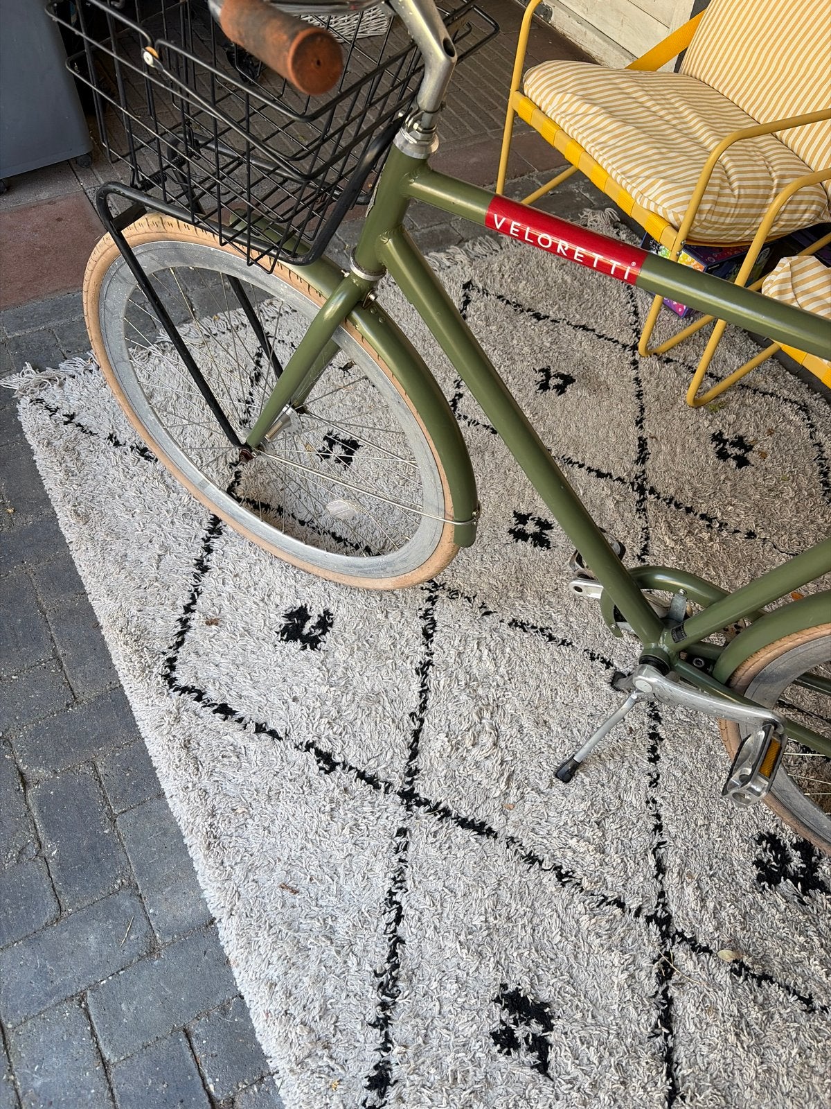 Veloretti fiets met mand, Ophalen, Gebruikt, Terugtraprem, Overige merken