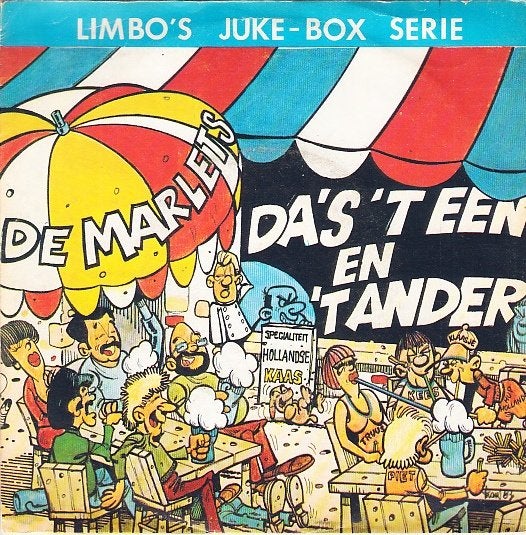 de marlets - da's 't een en 't ander ( piraat /1982), Cd's en Dvd's, Gebruikt, 7 inch, Ophalen of Verzenden, Beschermende buitenhoes