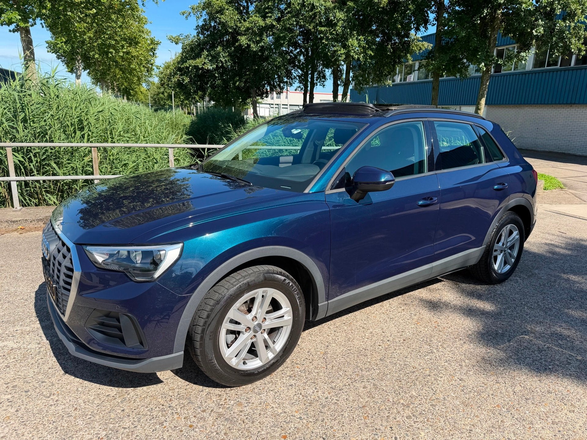 Audi Q3 35 TFSI S Line Pro Line!Automaat!Pano!Virtual Cockpi, Euro 6, 4 cilinders, 150 pk, Blauw