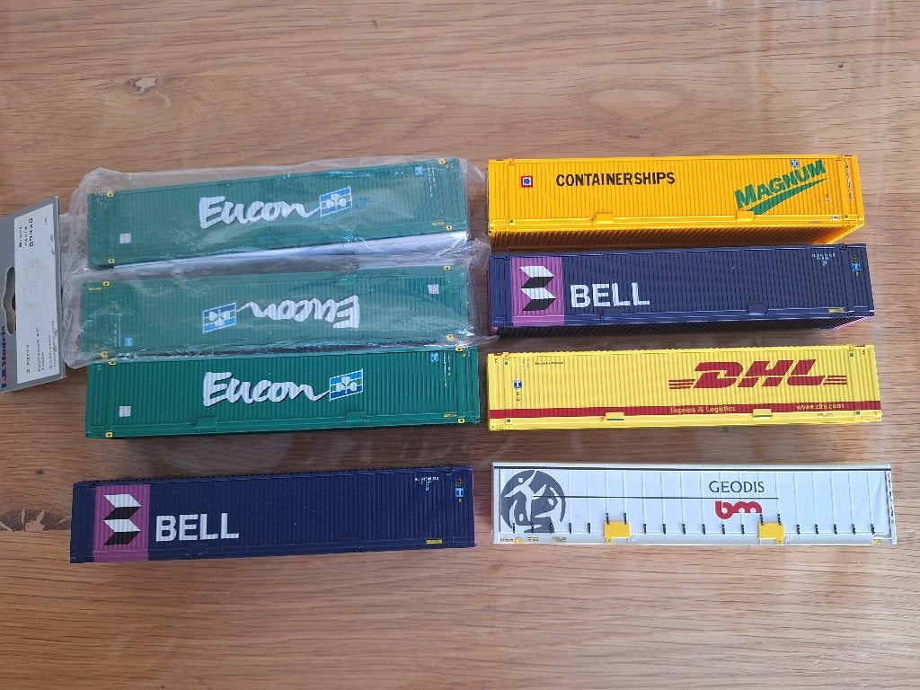 Ls models containers 45 voets BELL DHL Eucon Magnum, Gelijkstroom of Wisselstroom, Overige typen, Ophalen, Overige merken
