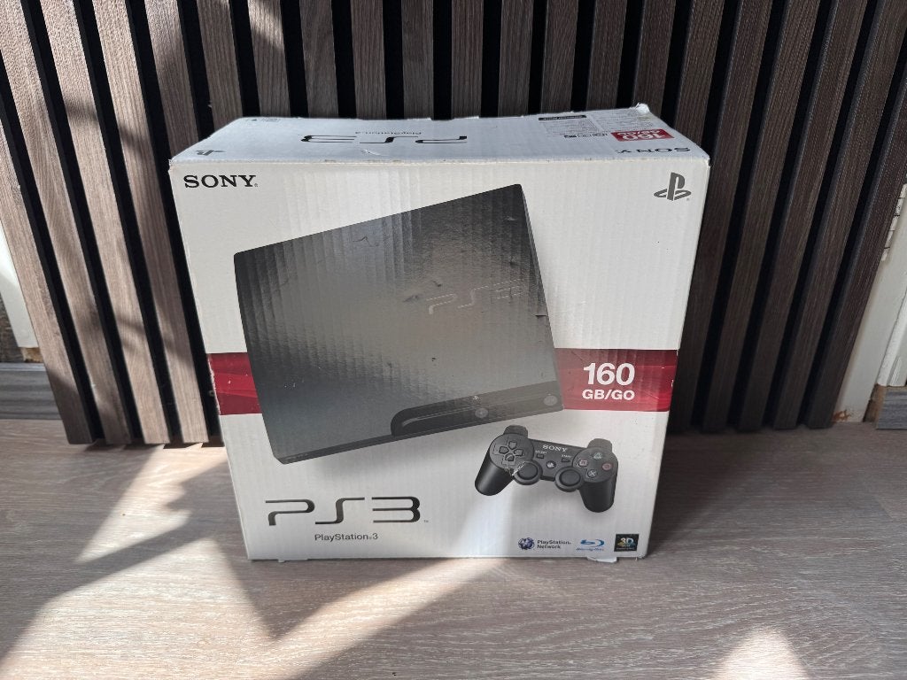 PlayStation 3 doos, Ophalen of Verzenden, Gebruikt, Met 1 controller, Slim
