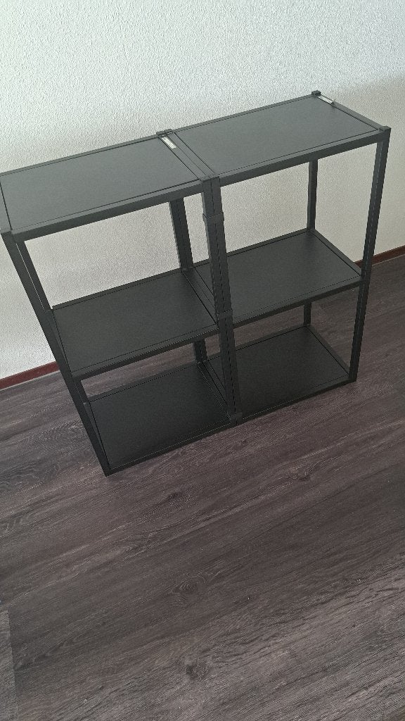2 x Ikea Enhet wandkastje, Huis en Inrichting, Ophalen, Zwart, 50 tot 100 cm, Zo goed als nieuw