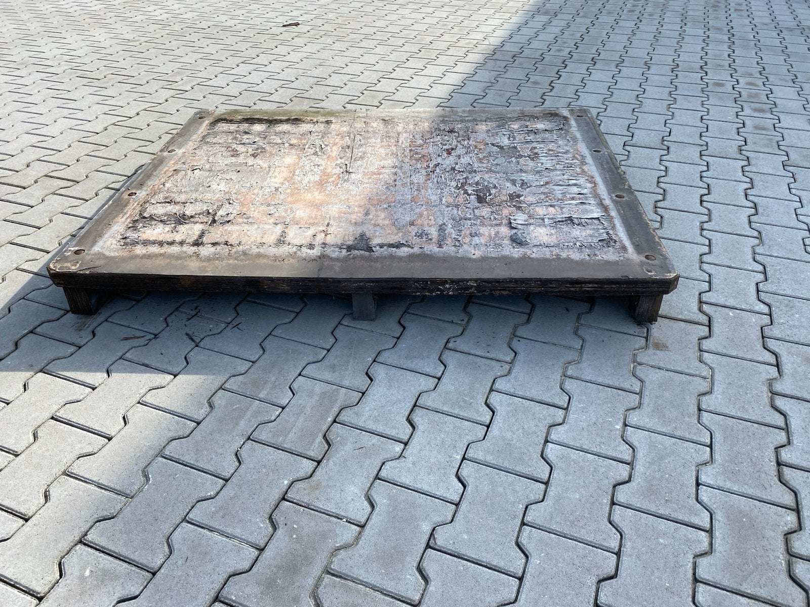 Steenschot Pallets 150x115x15  Tropisch Hardhout B-Keus, Ophalen of Verzenden, Gebruikt, Hout, Minder dan 20 mm