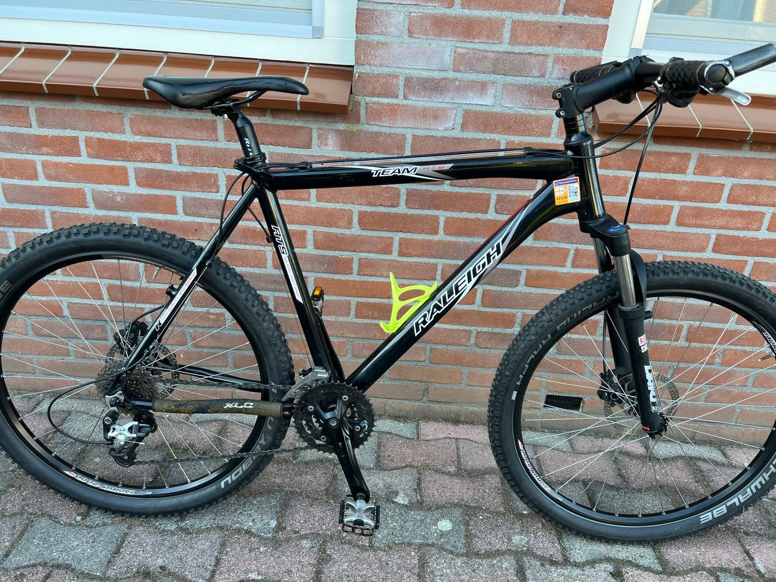 Te koop zeer nette raleigh rts team mountainbike mtb fiets, Ophalen, Gebruikt, Hardtail, Schijfrem