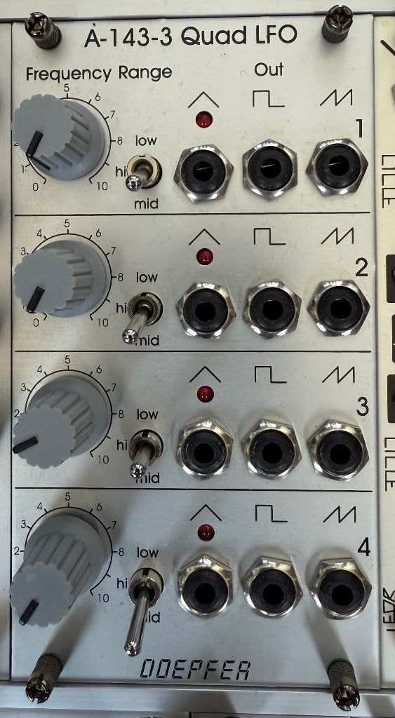 Doepfer A-143-3 — Quad LFO (Eurorack), Verzenden, Zo goed als nieuw, Overige typen