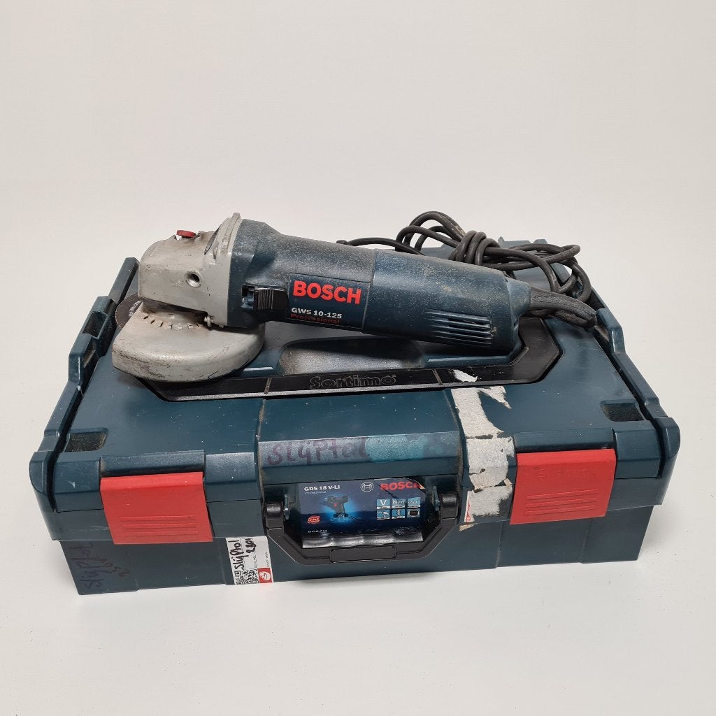 Bosch GWS 10-125 Haakse Slijper, Ophalen of Verzenden, Gebruikt, 700 tot 1000 watt, Haakse handslijpmachine