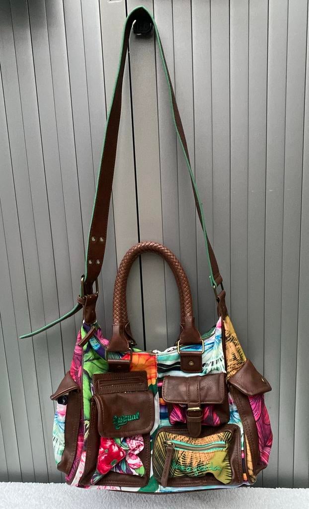 Desigual schoudertas meerkleurig B32xD14xH25, Ophalen of Verzenden, Nieuw, Overige kleuren, Schoudertasje
