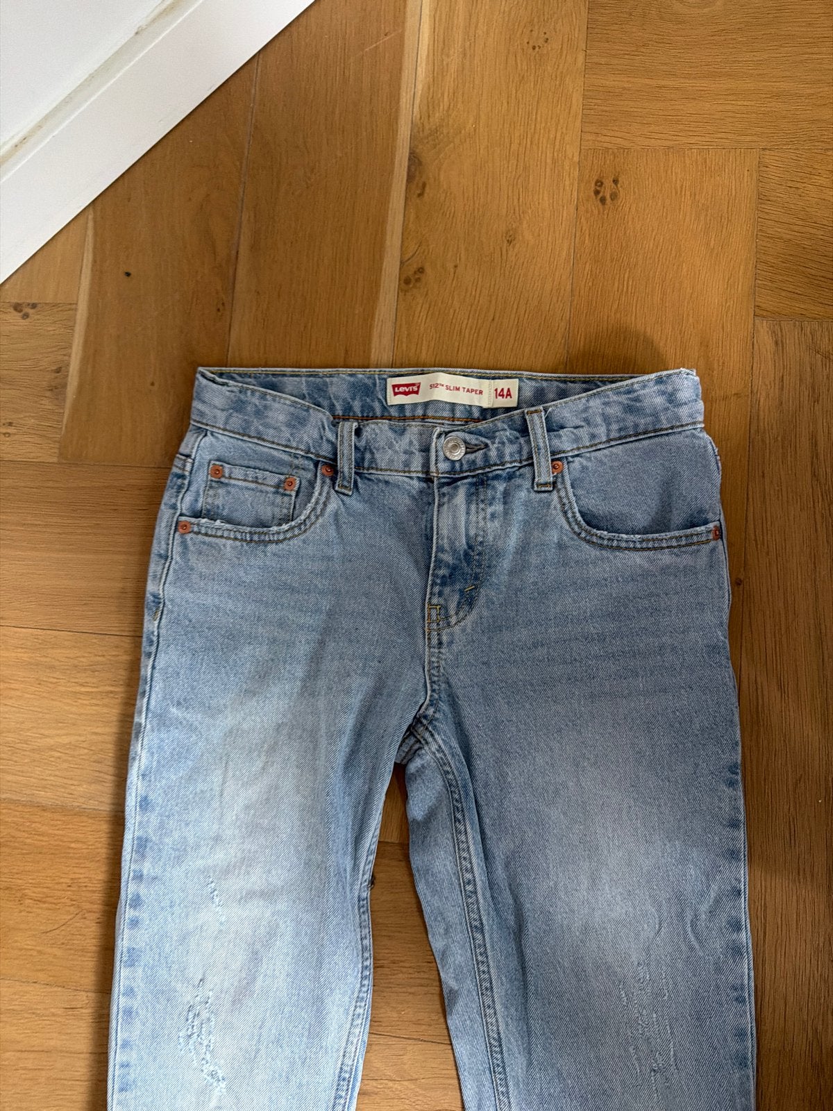 Levi's 512 Slim Taper spijkerbroek - maat 14A, Ophalen, Zo goed als nieuw, Jongen of Meisje, Broek