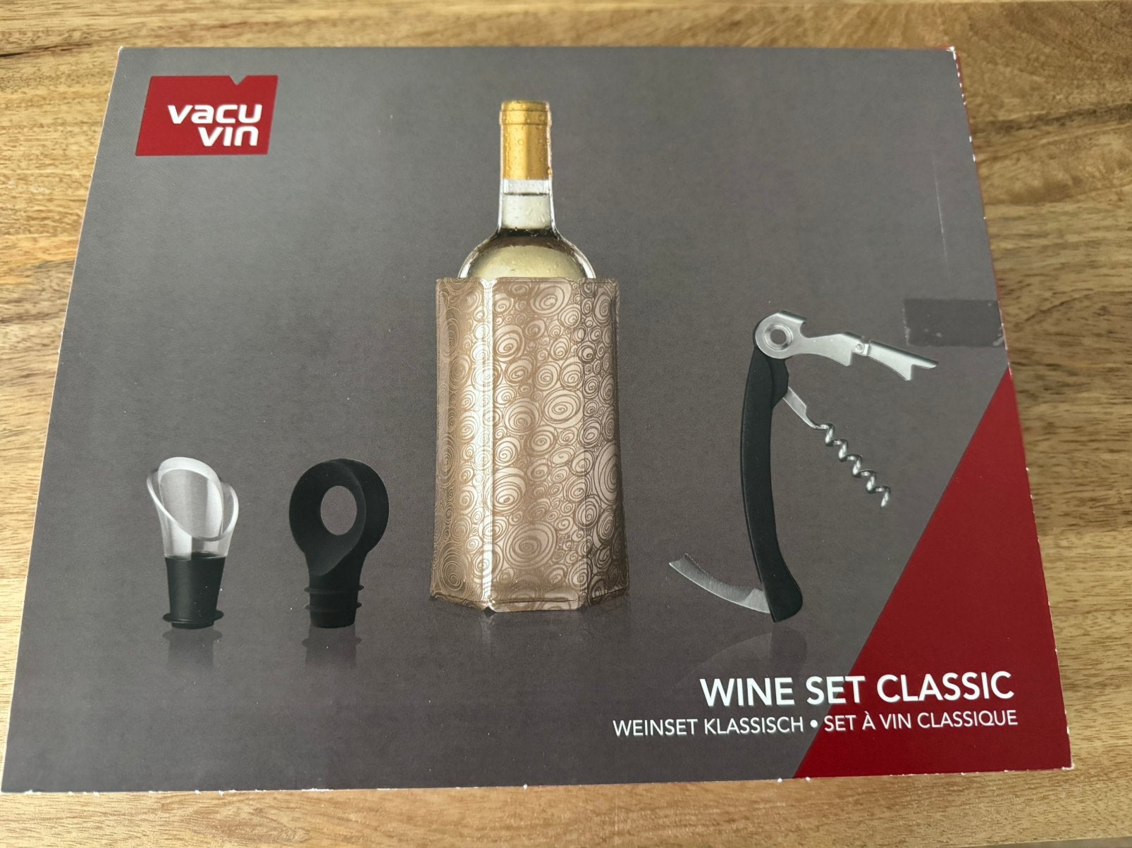 Klassieke wijnset, Ophalen of Verzenden, Nieuw, Hout, Minder dan 5 flessen