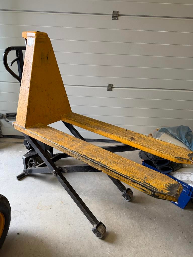 Palletwagen / Pompwagen 1000 kg - 800 mm hefhoogte, Doe-het-zelf en Verbouw, Palletwagens en Pompwagens, Ophalen, Zo goed als nieuw