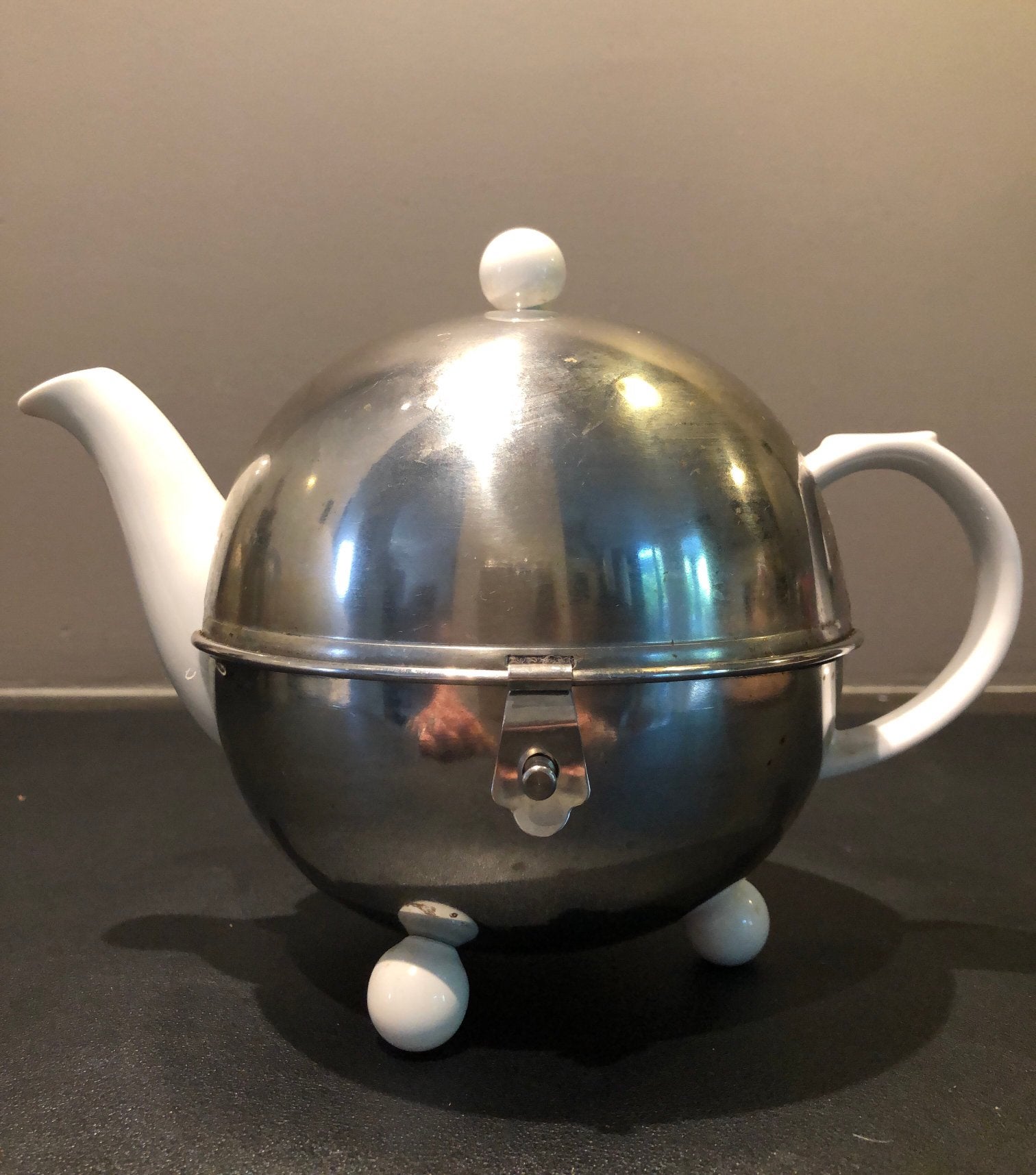 Inox Thermothé, Theepot/fluitketel, Gebruikt, Zilver, Ophalen of Verzenden