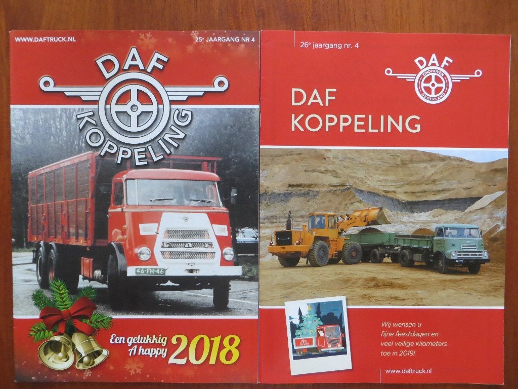 6x DAF Koppeling (DAF Oldtimer Truck Club), Boeken, Auto's | Folders en Tijdschriften, Ophalen of Verzenden, Nieuw, Overige merken