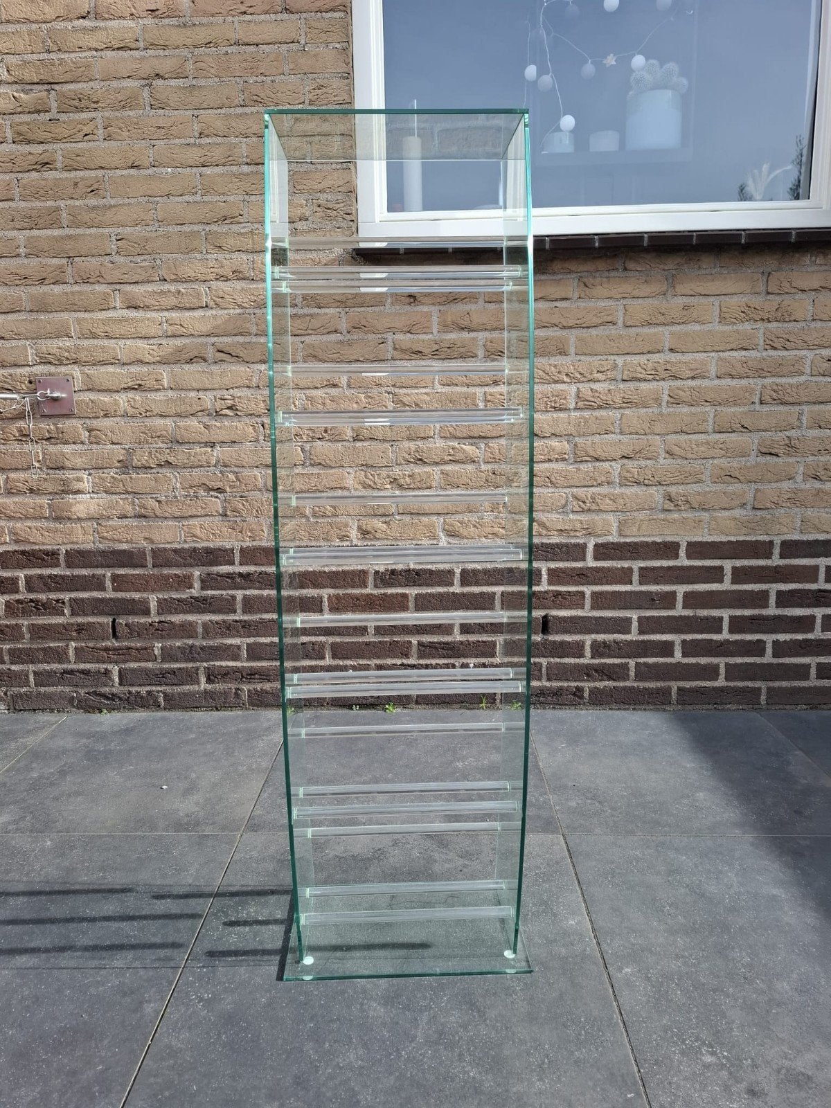 CD rek , DVD rek van Glas, Ophalen, Zo goed als nieuw, Glas, Cd's of Dvd's