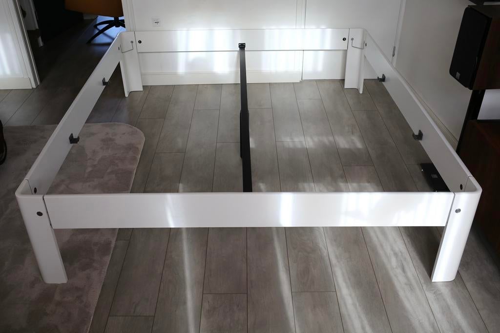 Auping Auronde bed 180x210 - Seniorenhoogte 48cm -Als nieuw!, Ophalen, Tweepersoons, Zo goed als nieuw, 180 cm
