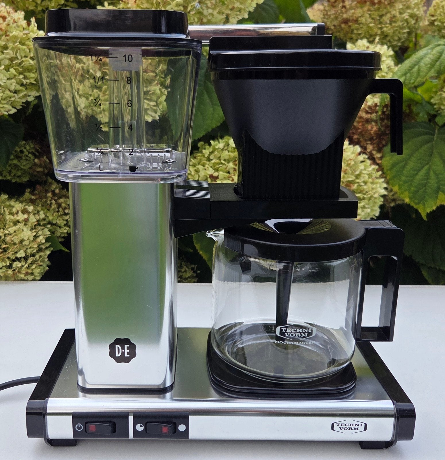 Douwe Egberts Moccamaster koffiezetapparaat hele nette staat, Koffiemachine, Gemalen koffie, Ophalen of Verzenden, Zo goed als nieuw