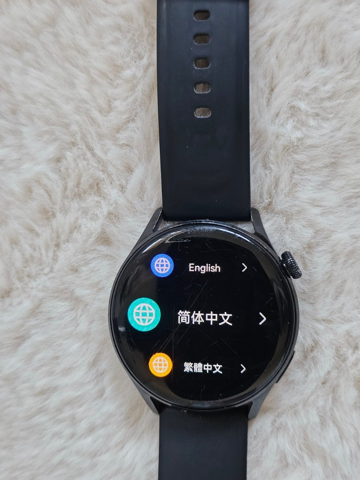 Huawei Watch 3 Zwart - Gebruikt met lichte krasjes, Gebruikt, Zwart, Ophalen of Verzenden, Waterdicht