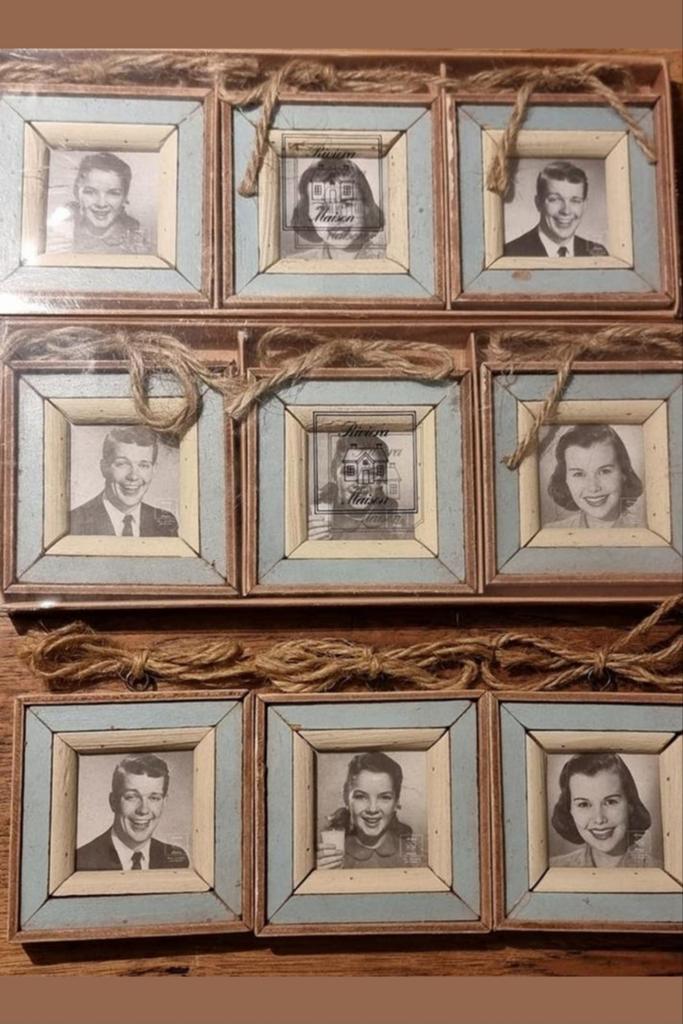 Fotolijstjes Rivera Maison, Huis en Inrichting, Woonaccessoires | Lijsten, Ophalen of Verzenden, Zo goed als nieuw, Hout