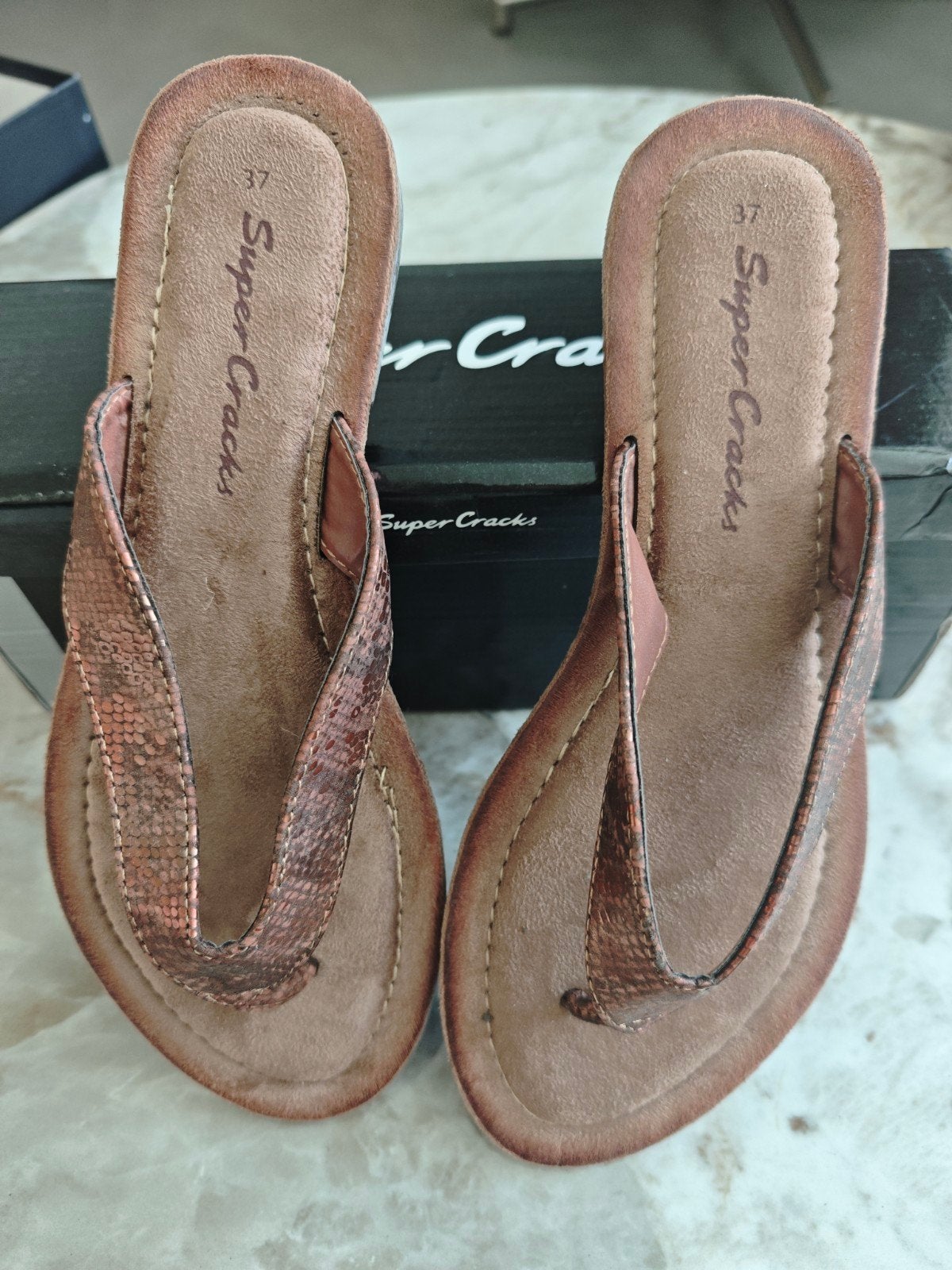 Super Cracks sandaal bruin koper kleur nieuw maat 37, Kleding | Dames, Schoenen, Bruin, Nieuw, Super Cracks, Sandalen of Muiltjes