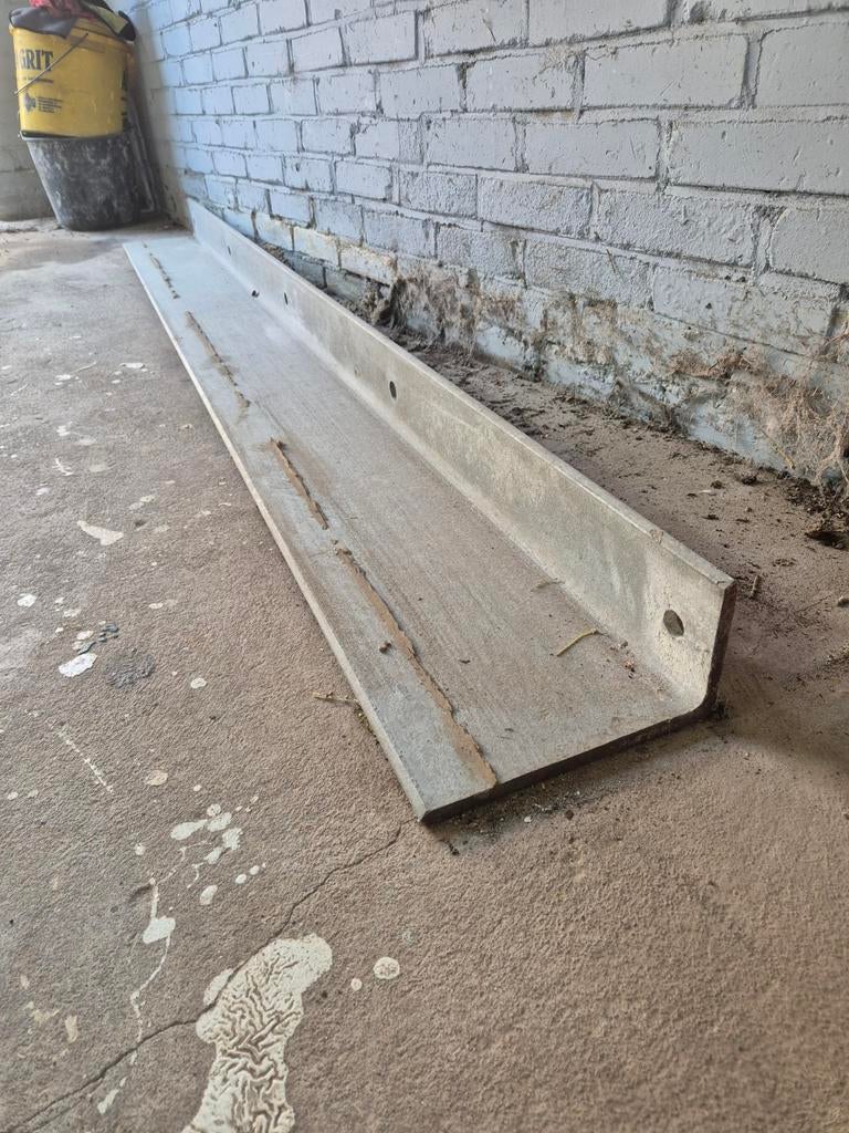 Stalen latei hoekprofiel - Gebruikt, Doe-het-zelf en Verbouw, Metalen, Ophalen of Verzenden, Gebruikt, IJzer