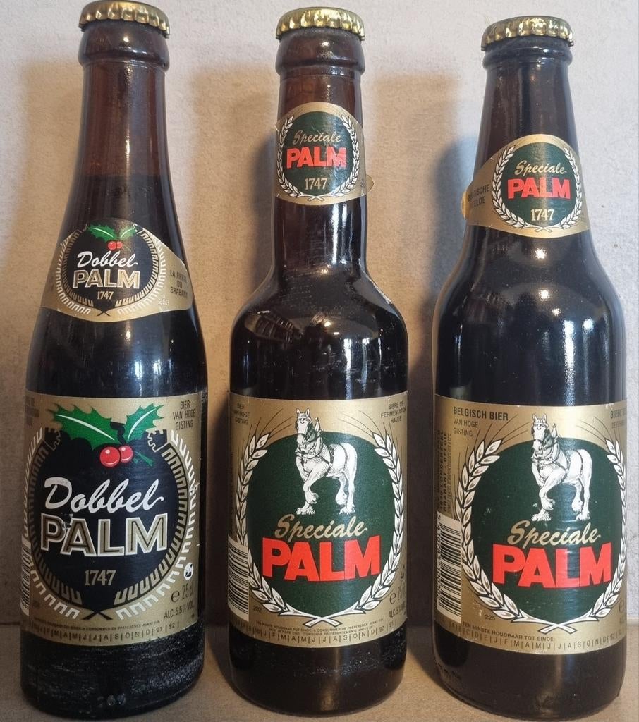 3x Palm, Londerzeel: Dobbel '91, Speciale '91 & '92, Ophalen of Verzenden, Zo goed als nieuw, Glas of Glazen, Overige merken