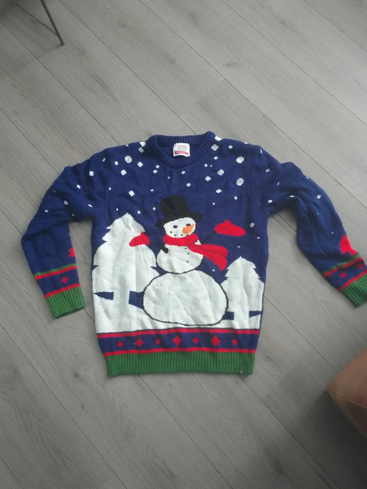 kersttrui, Ophalen