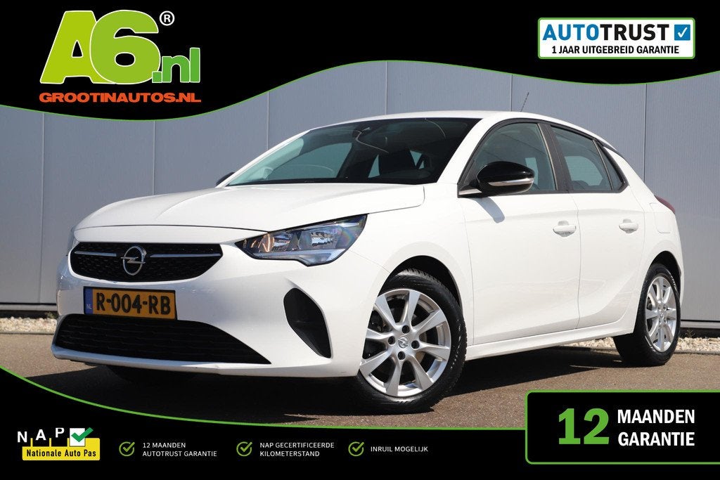Opel Corsa 1.2 Edition 102PK NIEUWE DB RIEM! Navigatie Carpl, Voorwielaandrijving, Stof, Gebruikt, Met garantie (alle)