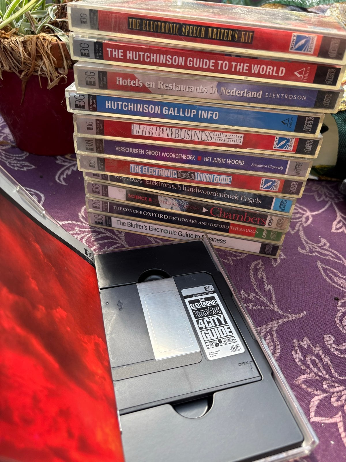 12 originele Electronic Book‑discs (EBG) Sony Data Discman, Ophalen, Overige typen