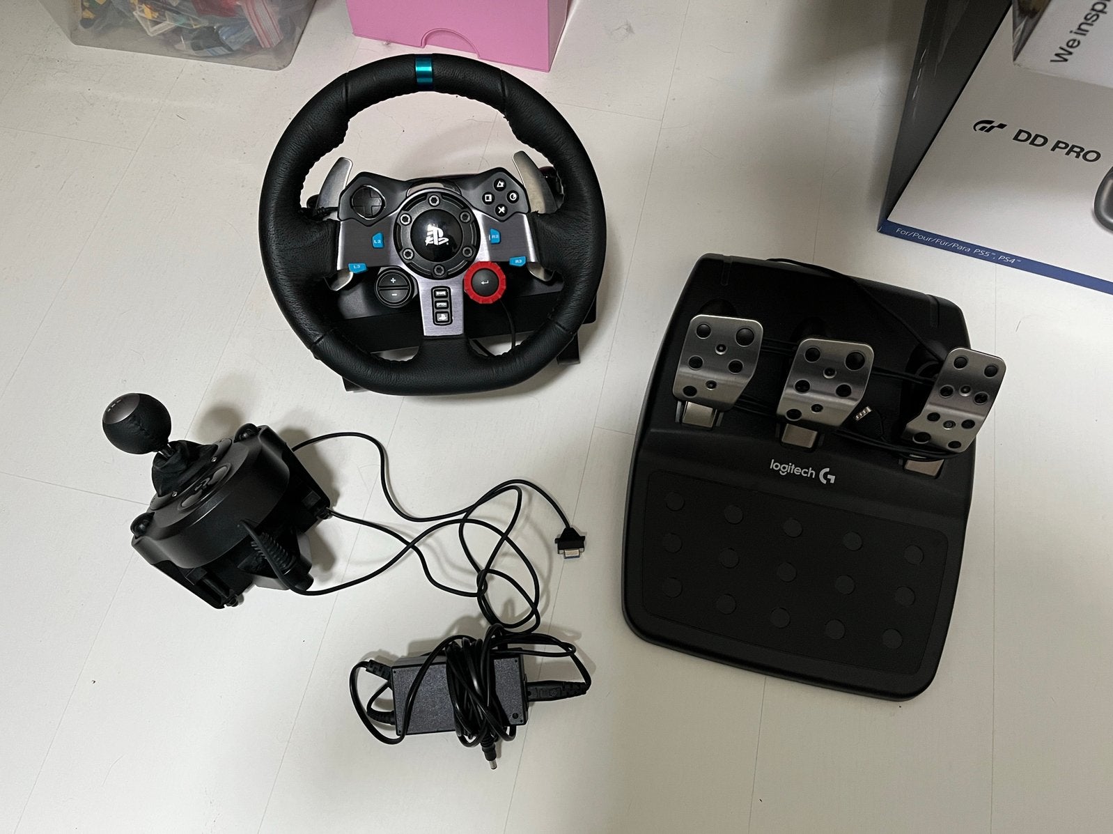 Logitech G29 inclusief shifter, Racestuur, Force feedback, Ophalen of Verzenden, Zo goed als nieuw