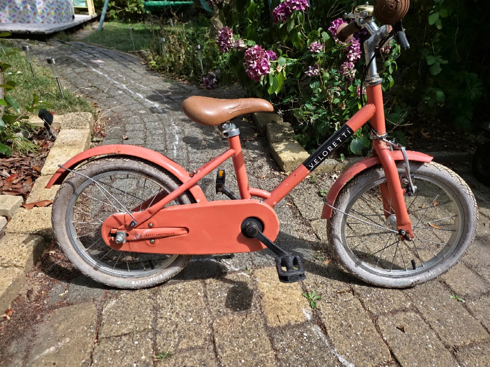Veloretti maxi 16 inch Kinderfiets (met terugtraprem), Ophalen, Gebruikt, 16 tot 20 inch, Veloretti